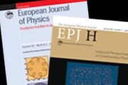 EJP and EPJ H covers