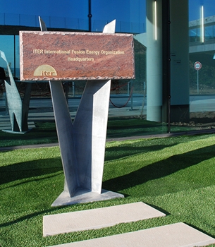 ITER Commemorative plaque