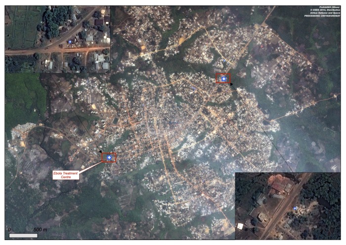 UNOSAT maps Liberia for potential Ebola Treatment Centre locations