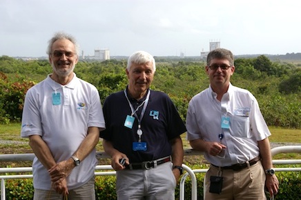 2015 EPS Edison Volta winner (from left to right): Nazzareno Mandolesi, Jean-Loup Puget and Jan Tauber