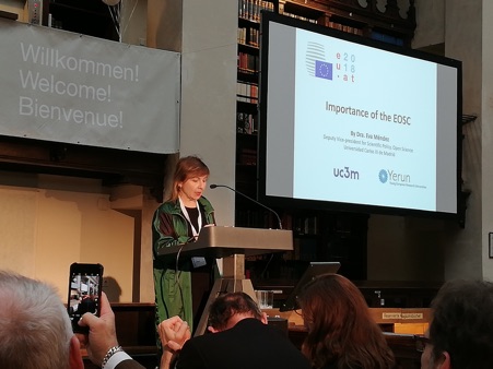 Address by Eva Mendez, chair of the EC Open Science Policy Platform (OSPP)