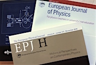 EJP and EPJ H covers